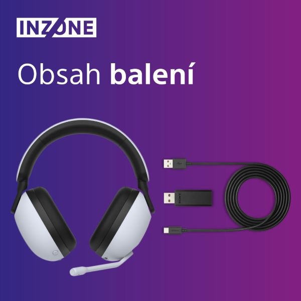 Headset Sony Inzone H9 bílý Sony Inzone H9, bílá