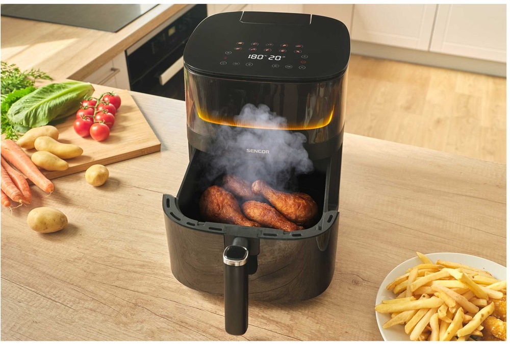 Fritéza horkovzdušná Sencor SFR 5050BK černá Fritéza horkovzdušná Sencor SFR 5050BK