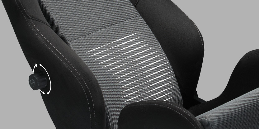 Přídavné sedadlo Next Level Racing PRS1 Performance Reclining Sim Racing Seat černé/šedé