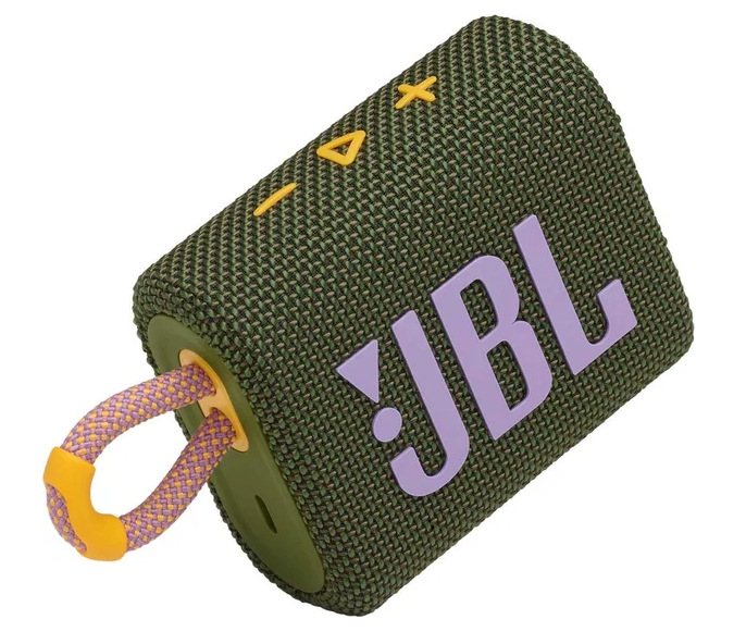 Přenosný reproduktor JBL GO3 zelený