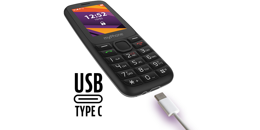 Mobilní telefon myPhone 6410 LTE černý Mobilní telefon myPhone 6410 LTE černý