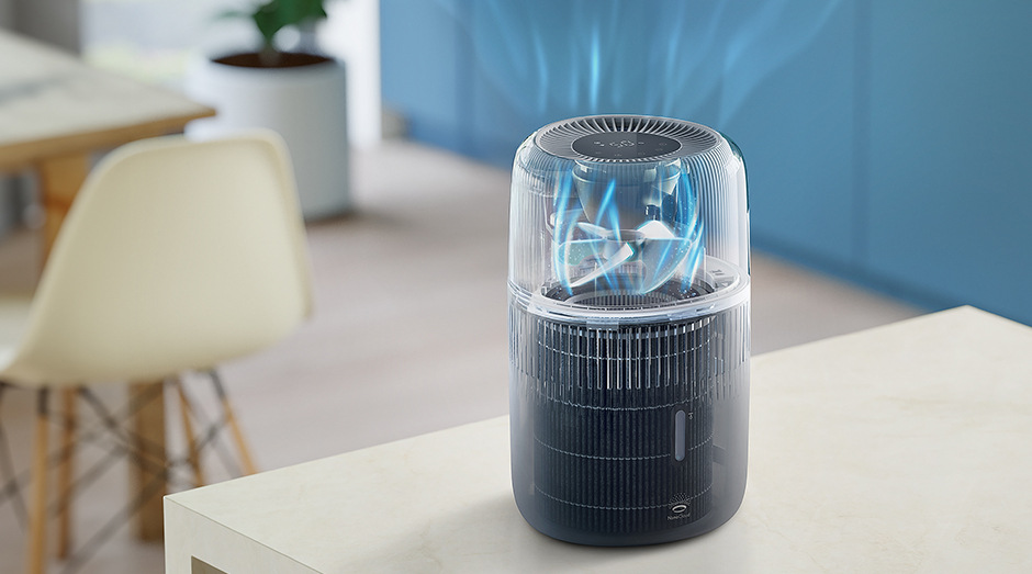 Zvlhčovač vzduchu Philips 5000 Series HU5710/03 šedý