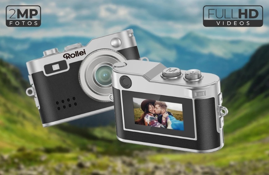Digitální fotoaparát Rollei Mini Digitalkamera fialový Rollei Mini Digitalkamera, fialová