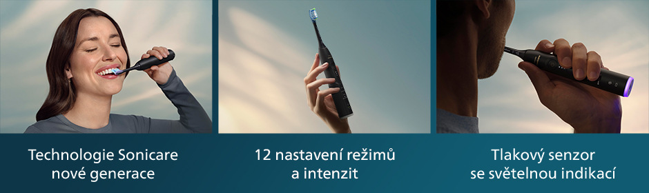 Set zubních kartáčků Philips HX7429/03 Sonicare 7100