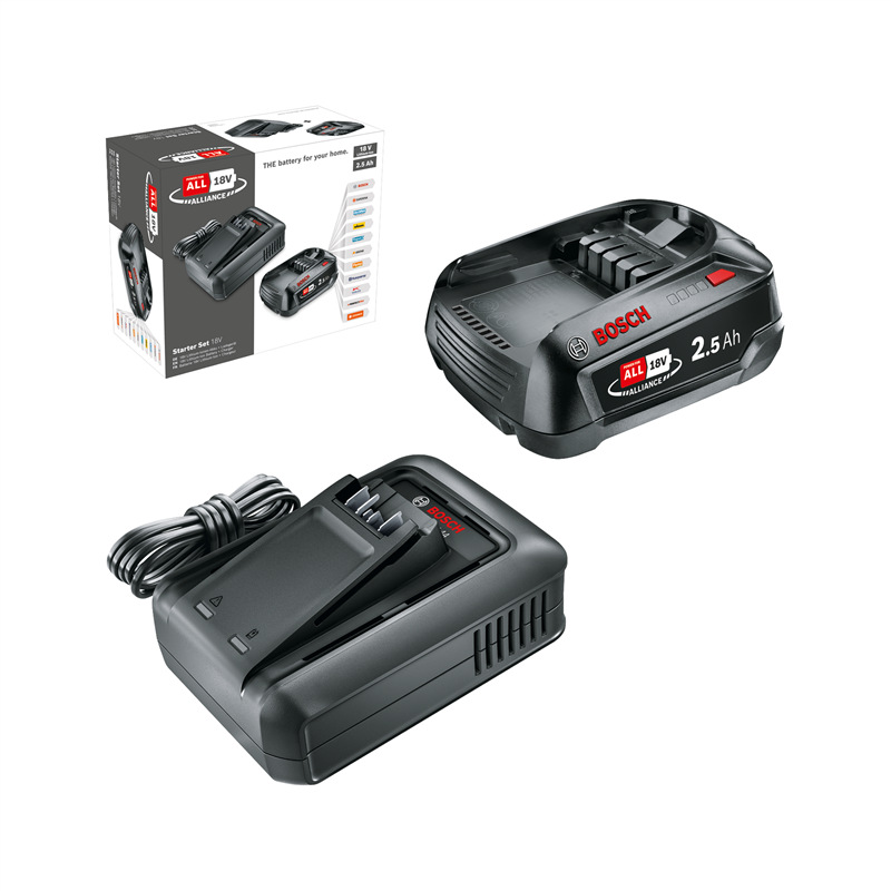 Set baterie a nabíječky Bosch 18V (1 x 2,5 Ah + AL 18 V-44) Set baterie a nabíječky Bosch 18V (1 x 2,5 Ah + AL 18 V-44)