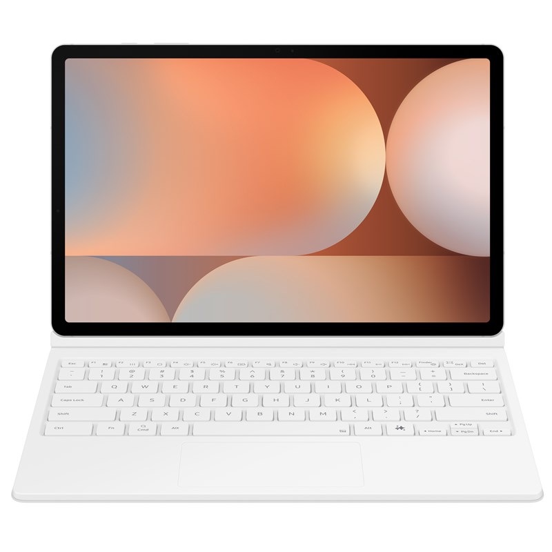 Pouzdro na tablet s klávesnicí Samsung Galaxy Tab S10+/S9+/S9 FE+ s touchpadem bílé