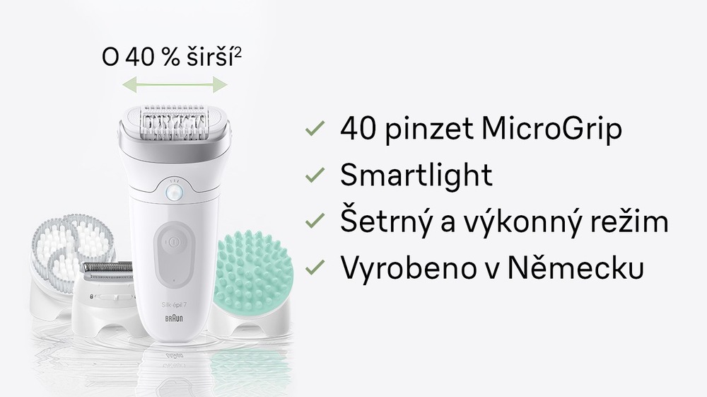 Epilátor Braun Silk-épil 7 Skin Spa SE7-081 a příslušenství