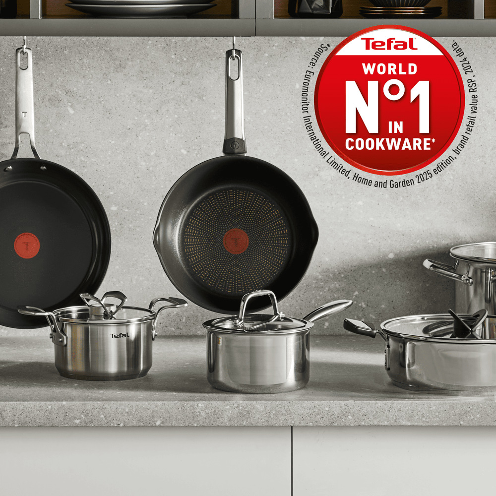 Rendlík Tefal Emotion+ E3282245, 16 cm, poklice nerez Nádobí Tefal s oceněním jednička na trhu.