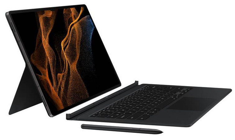Pouzdro na tablet s klávesnicí Samsung Galaxy Tab S8 Ultra černé