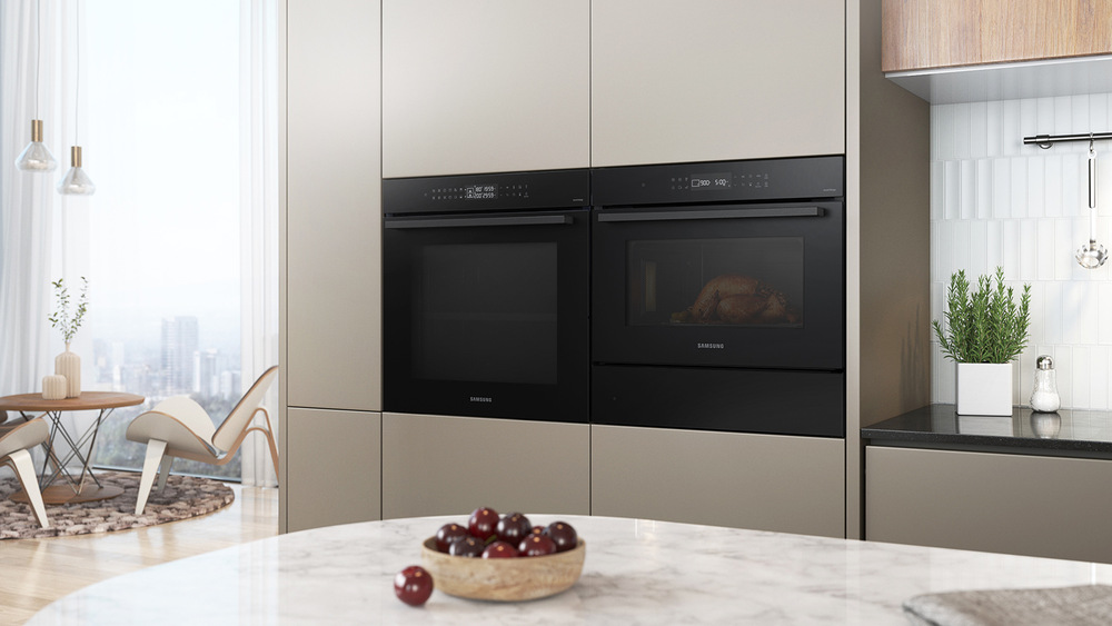 Vestavná mikrovlnka Samsung NQ5B4513GBS/U3 v kuchyňské lince