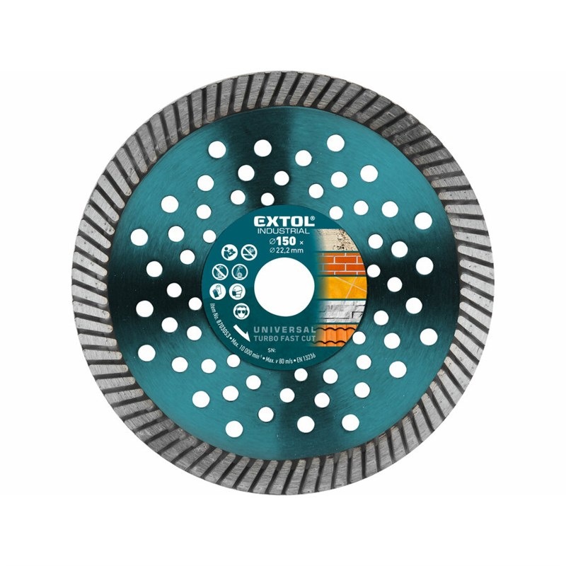 Kotouč diamantový EXTOL Industrial 8703053 150x22,2x2,5mm