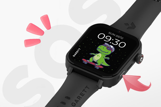 Chytré hodinky Garett Kids Rel 4G růžové Chytré hodinky Garett Kids Rel 4G růžové