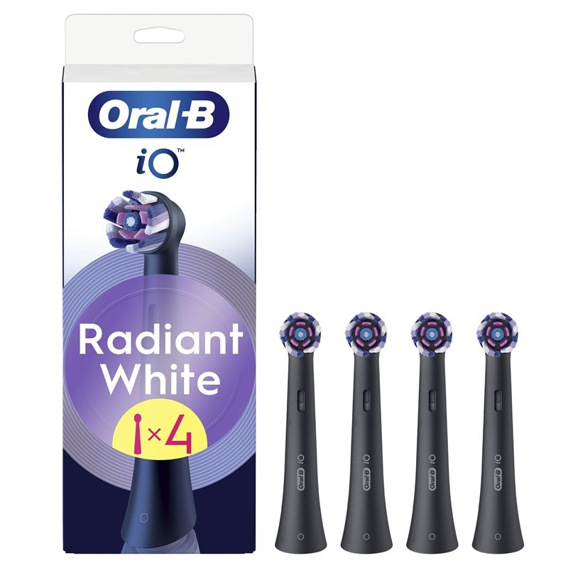 Náhradní hlavice Oral-B iO Radiant Black (4 ks) černá