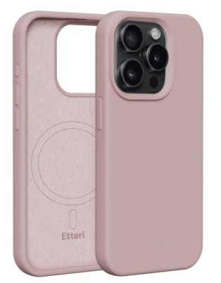 Kryt na mobil CPA Etteri Mag na Apple iPhone 15 Pro v růžové barvě