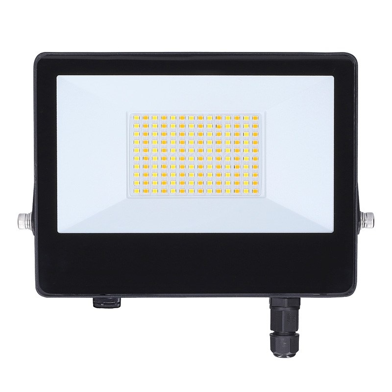 Reflektor Solight s LED integrovaným světlem, světelný tok 6 500 lumenů, černá barva
