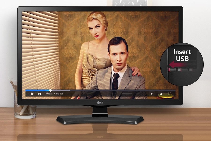 Monitor s TV LG 24MT48DF černý Monitor s TV LG 24MT48DF černý