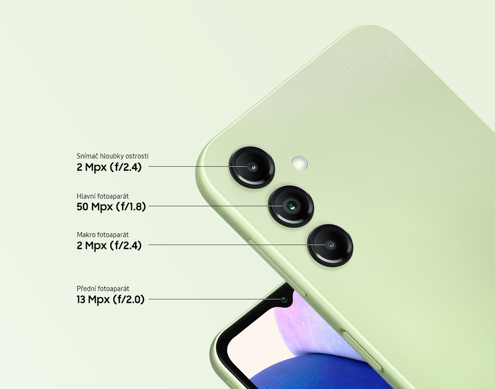 Mobilní telefon Samsung Galaxy A14 5G 4 GB / 64 GB zelený Samsung Galaxy A14 5G 4 GB / 64 GB
