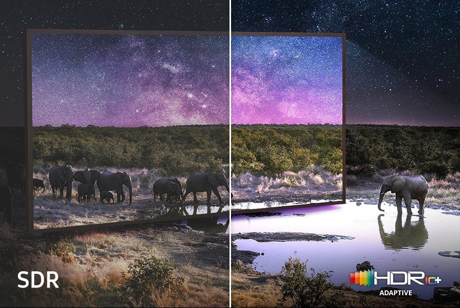 Srovnání obsazu SDR a Neo Quantum HDR+