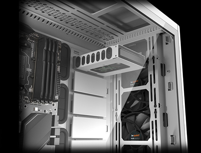 Case be quiet! Silent Base 802 Window bílá be quiet! Silent Base 802 Window vystaví váš hardware
