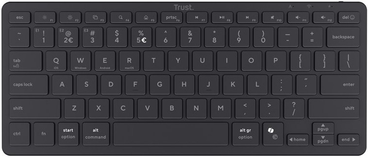 Klávesnice Trust Nado II, US s nízkoprofilovými klávesami