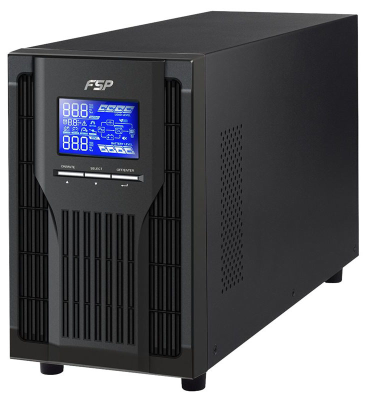 Záložní zdroj FSP CHAMP 1K tower Schuko, 1000VA/900W, černá barva