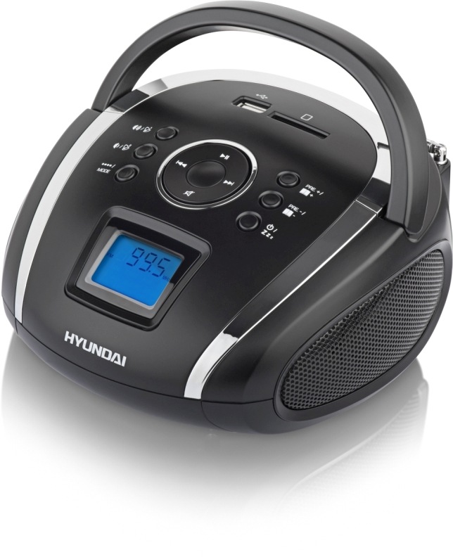 Radiopřijímač Hyundai TR 1088 SU3BS černý/stříbrný Radiopřijímač Hyundai TR 1088 SU3BS černý/stříbrný