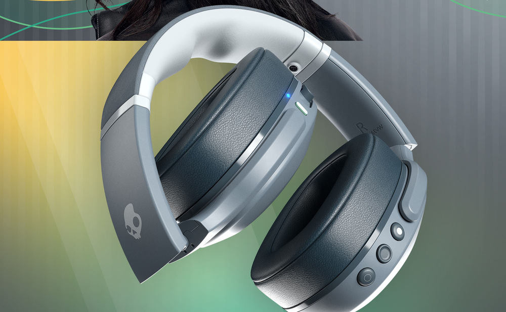 Sluchátka Skullcandy Crusher Evo šedá Skullcandy Crusher Evo