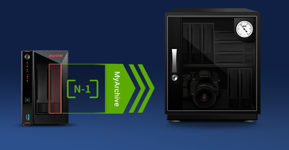 Datové úložiště (NAS) Asustor Nimbustor 2 Gen2 černé