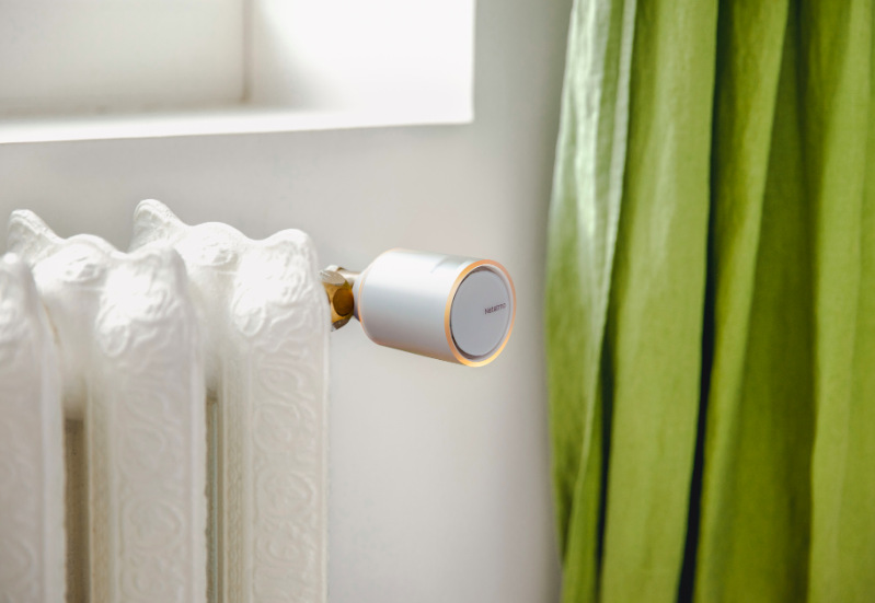 Bezdrátová termohlavice Netatmo Additional Smart Radiator Valve (3 ks) - bílá