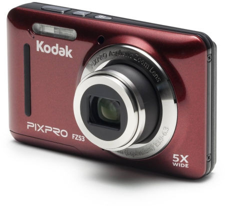 Digitální fotoaparát Kodak Friendly Zoom FZ53 červený Digitální fotoaparát Kodak Friendly Zoom FZ53 červený