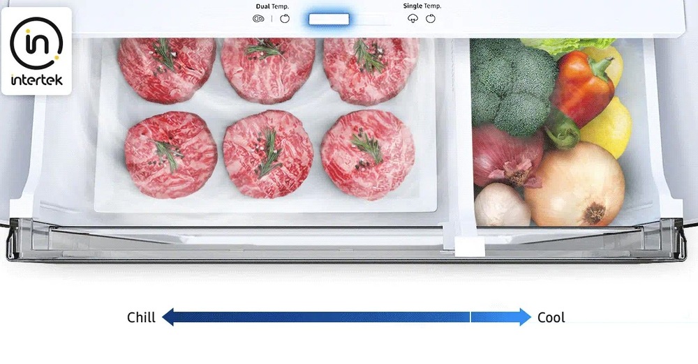Chladnička s mrazničkou Samsung RB38T606CWW/EF bílá