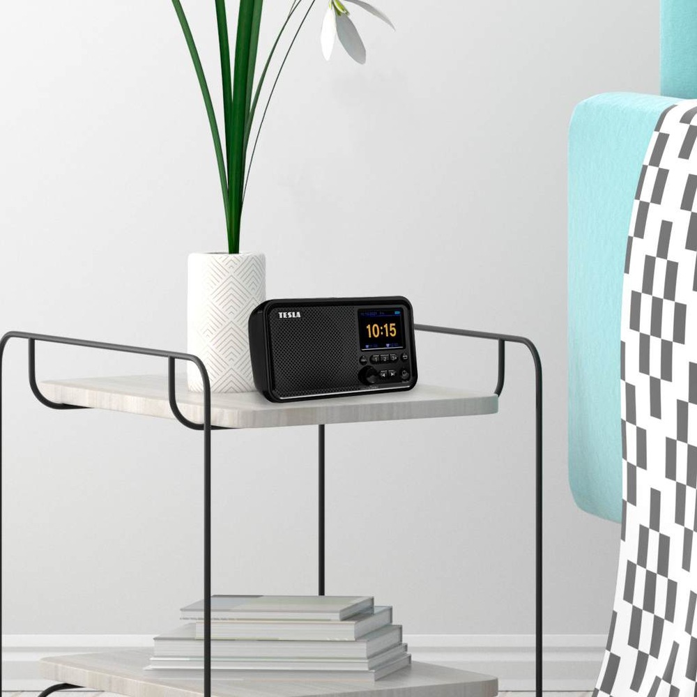 Radiopřijímač s DAB+ Tesla Sound DAB75 černý
