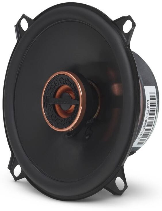 Reproduktory Infinity REF-5032CFX černé Boční pohled na reproduktor Infinity REF-5032CFX s viditelným magnetem a kompaktní konstrukcí pro montáž do dveří auta