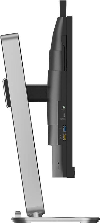 Monitor Philips 27B2U4601H/00 černý/stříbrný Boční pohled na monitor Philips 27B2U4601H/00 s možností náklonu, otáčení i funkcí Pivot