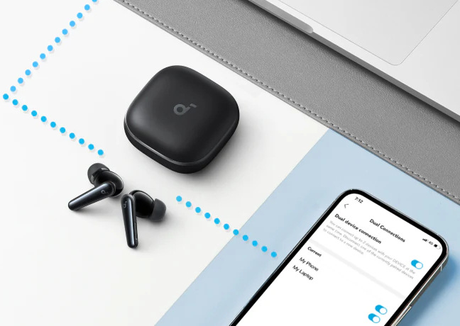 Anker soundcore Liberty 5 podporují párování ke dvěma zařízením současně