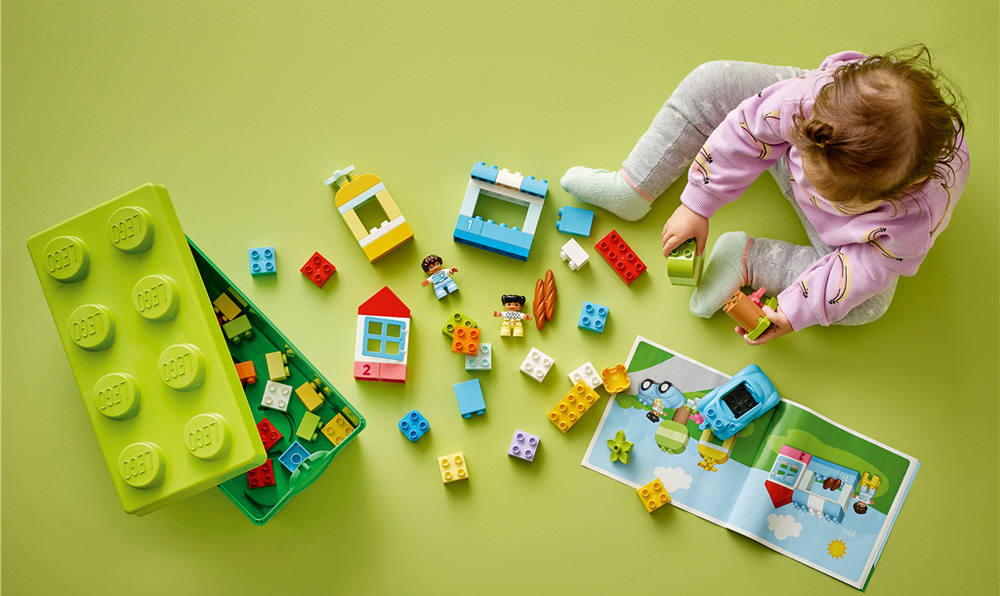Praktický box LEGO DUPLO usnadní uklízení a umožní mít všechny kostky, figurky i doplňky pohromadě