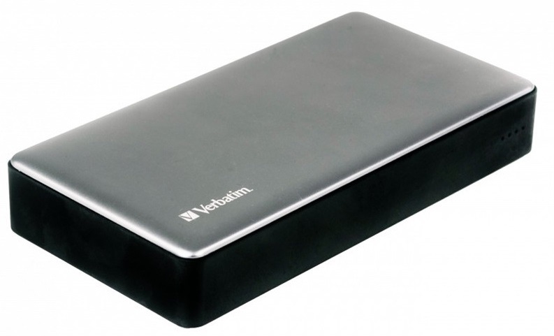 Powerbanka Verbatim 20000 mAh, USB-C PD, QC 3.0 stříbrná