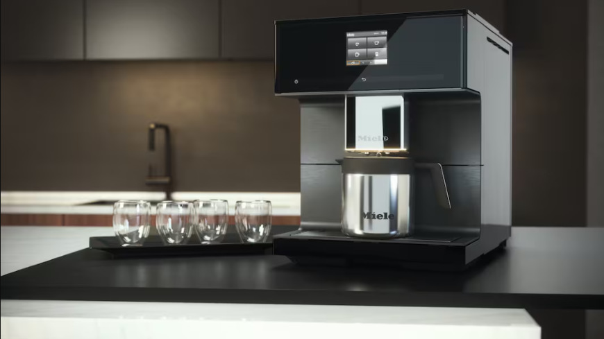 Automatický kávovar Miele CM 7350 obsidián černý