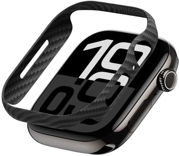 Ochranné pouzdro Pitaka Air case na Apple Watch 10 46 mm - černé/šedé