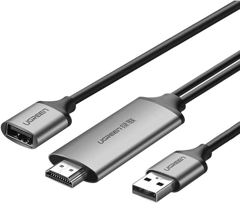 UGREEN USB / HDMI Digital AV Adapter 1,5 m, šedá