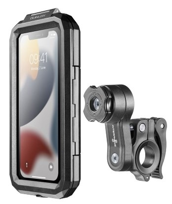 Držák na mobil Interphone Armor Pro, úchyt na řídítka QUIKLOX, max. 6,5" černý
