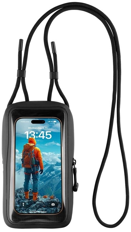 Voděodolné pouzdro FIXED Dry Case IPX8 - černé