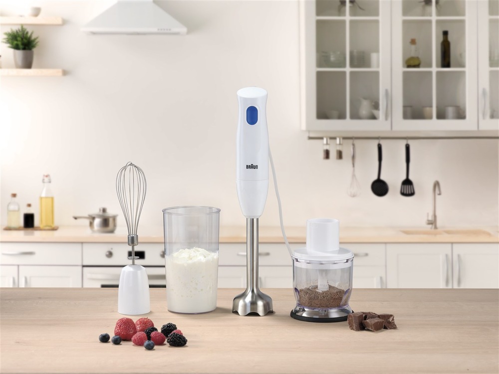 Ponorný mixér Braun MultiQuick 1 MQ10.202MWH bílý Ponorný mixér Braun MQ10.202MWH MultiQuick 1 obsahuje BPA-free materiály