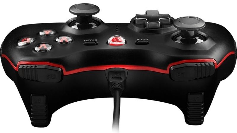 Gamepad MSI Force GC20, drátový, pro PC, PS3, Android černý