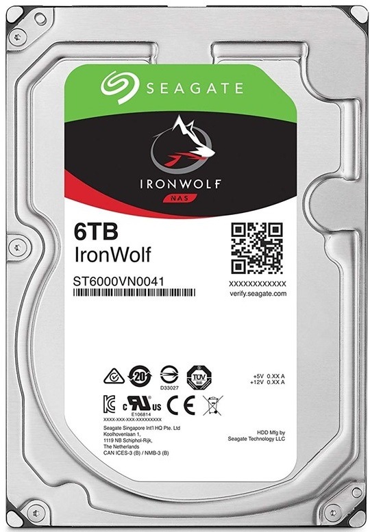 Pevný disk 3,5" Seagate IronWolf 6TB