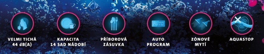 vestavná myčka nádobí ETA239490001C, funkce