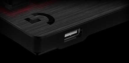Klávesnice Logitech Gaming G413, červené podsvícení, US carbon