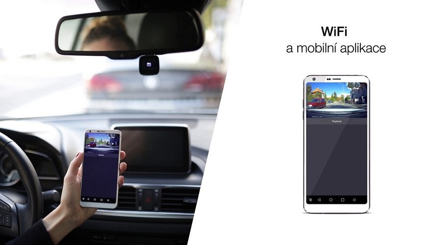 Autokamera TrueCam H5 WiFi černá