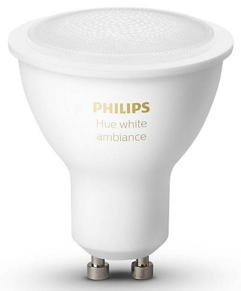 Chytrá žárovka Philips Hue Bluetooth 5W, GU10, White Ambiance