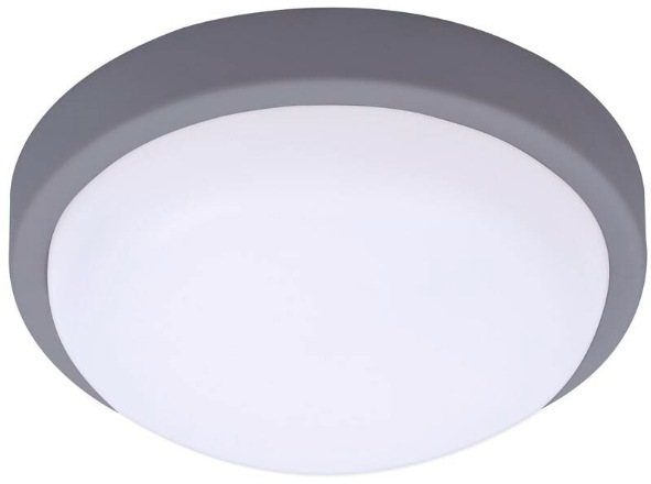 Stropní svítidlo Solight kulaté, 20W, 1500lm, 4000K, IP54 - šedé